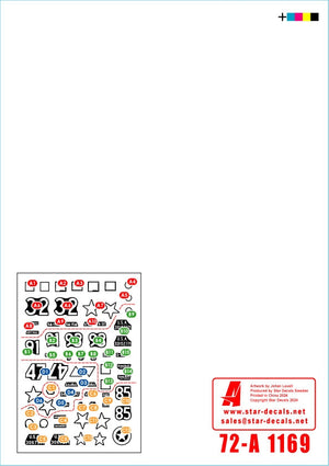 Star Decals 72-A1169 US 6th Armored Division 3. The Super-Sixth in Europe 1944-45. Tank Mix 1/72 – obrázek 2