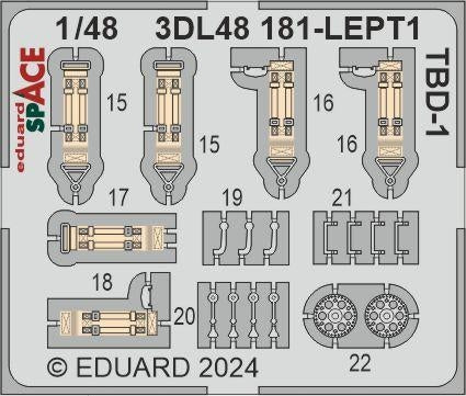 Eduard 3DL48181 TBD-1 SPACE HOBBY BOSS 1/48 – image 2