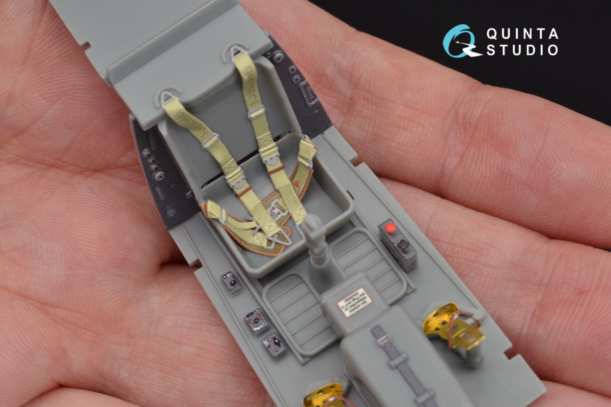 Quinta Studio QD32046 Bf 109G-10 3D-Printed &amp;amp; colored Interior on decal paper (for Trumpeter kit) 1/32 – Bild 4