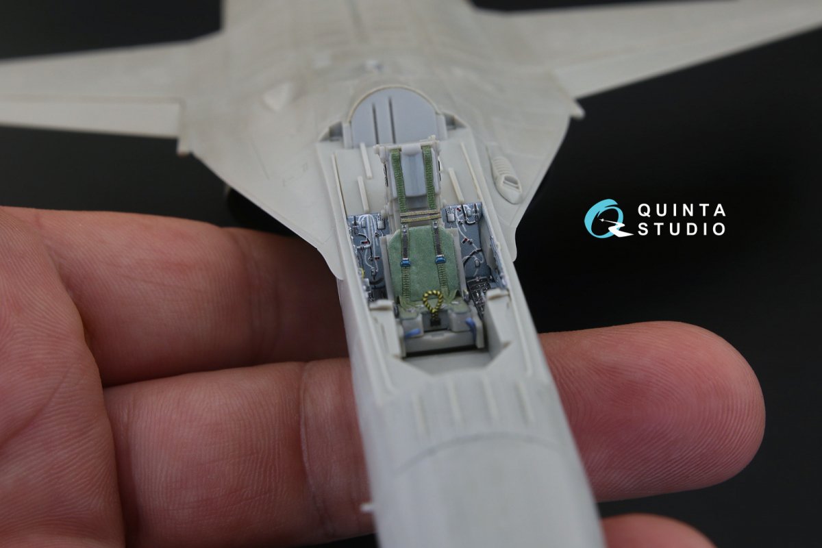 Quinta Studio QD48146 F-CK-1С 3D-Printed &amp;amp; colored Interior on decal paper (for AFV club kit) 1/48 – image 8