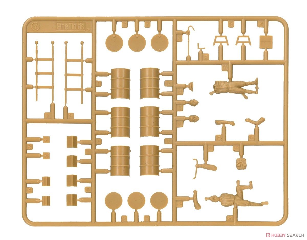 FineMolds 48994 B-339 Buffalo &amp;quot;Japanese Army&amp;quot; w/Ground Crew &amp;amp; Equipment 1/48 – image 6