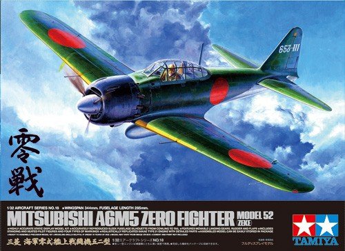 Tamiya 60318 Mitsubishi A6M5 Zero Fighter Modèle 52 (1/32)