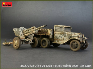 MiniArt 35272 SOVIET 2T 6X4 TRUCK &amp;amp; 76-mm USV-BR GUN 1/35 – image 2