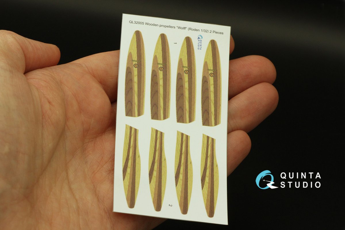 Quinta Studio QL32005 Wooden Propellers Wolff (Roden) 1/32 – image 2