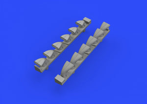Eduard 648402 Bf 109G-6 exhaust stacks TAMIYA 1/48 – obrázek 2
