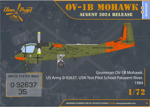 Clear Prop! CP72038 OV-1B Mohawk &amp;quot;Pilot School&amp;quot; ADVANCED KIT 1/72 – Bild 5