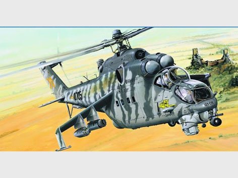 Trumpeter 05103 Mil Mi-24V Hind-E Helicopter