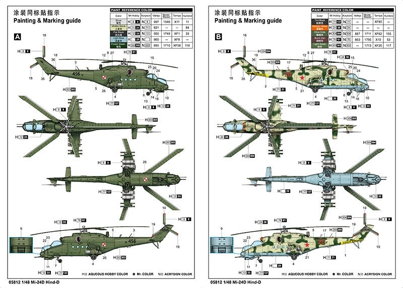 Trumpeter 05812 Mi-24D Hind-D 1/48 – Bild 4
