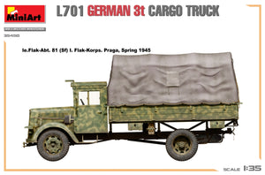 Miniart 35450 L701 GERMAN 3T CARGO TRUCK 1/35 – Bild 16