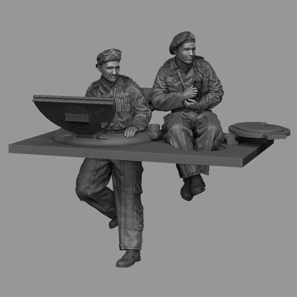 Panzer Art FI35-215 British Sherman tanks turret Pixie suit set 1/35 – image 2