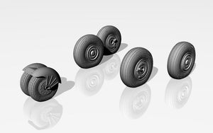 Armory Models AW48026 Mikoyan MiG-31 Foxhound wheels w/ weighted tires 1/48 – image 4