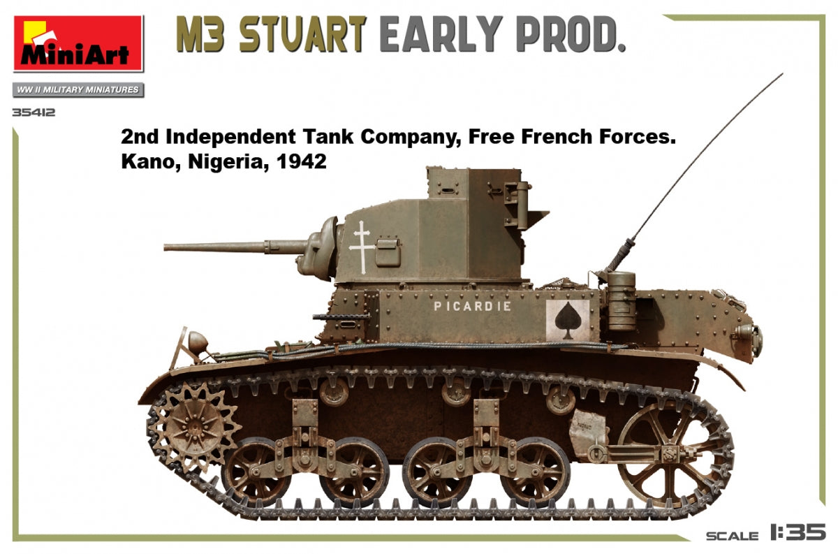 MiniArt 35412 M3 STUART EARLY PRODUCTION 1/35 – immagine 8