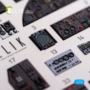 KELIK K72065 Handley Page Victor B Mk2 interior 3D decals for Airfix kit 1/72 – image 7