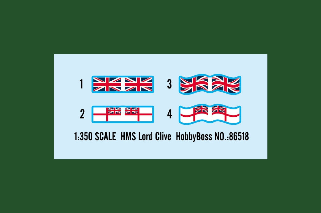 Hobby Boss 86518 HMS Lord Clive 1/350 – image 3
