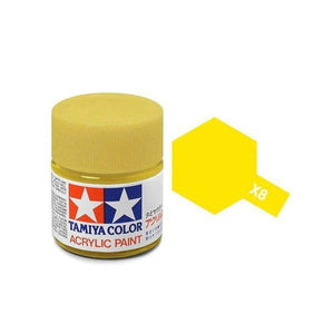 Tamiya 81008 Acrylic X-8 Lemon Yellow 23ml