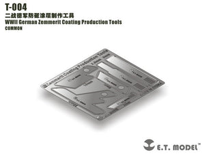 ET Model T-004 WWII German Zemmerit Coating Production Tools