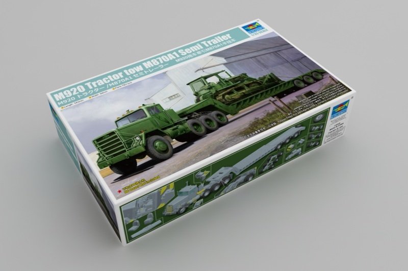 Trumpeter 01078 M920 Tractor tow with M870A1 semitrailer 1/35 – obrázek 2