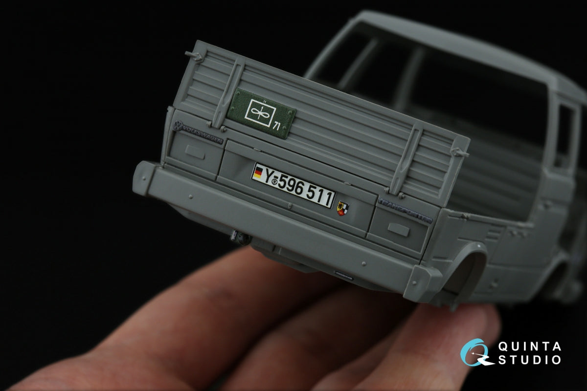 Quinta Studio QD35138 Bundeswehr VW T3 Family 3D-Printed &amp;amp; colored Interior on decal paper (Takom) 1/35 – immagine 7