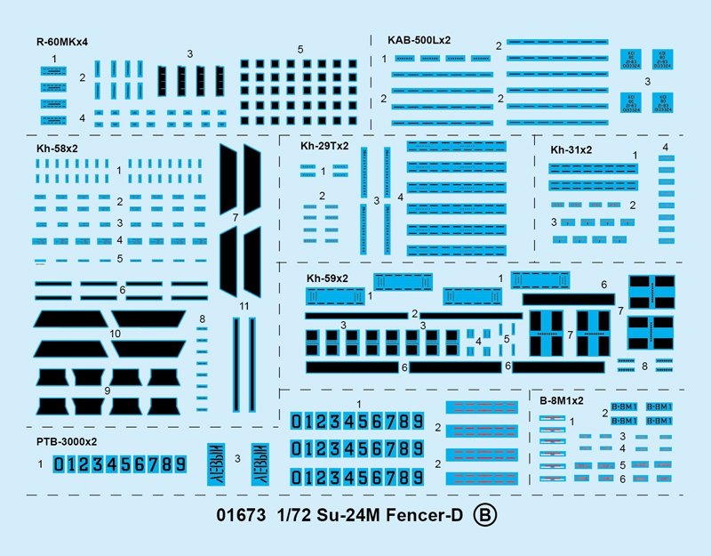 Trumpeter 01673 Su-24M Fencer-D – imagen 5