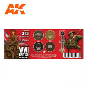 AK Interactive AK11638 COULEURS D&amp;#39;UNIFORME BRITANNIQUES DE LA PREMIÈRE GUERRE MONDIALE – image 2
