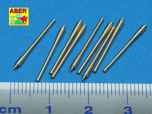 Aber 350L-40 Set of 9 pcs 152mm barrels for ships Richeulieu, Jean Bart, La Galissonniere clas crusier 1/350 – zdjęcie 2