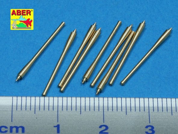 Aber 350L-40 Set of 9 pcs 152mm barrels for ships Richeulieu, Jean Bart, La Galissonniere clas crusier 1/350 – zdjęcie 2