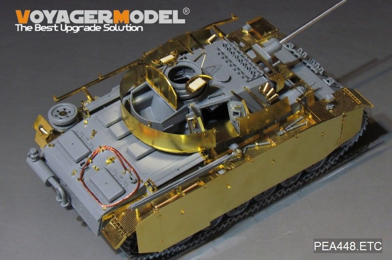 Voyager Model PEA448 WWII German Pz.Kpfw.III Ausf.M/N Additional Armor (For TAKOM) 1/35 – obrázek 7