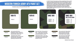 Hataka HTK-BS65 Modern Finnish Army AFV Paint Set 6x17ml