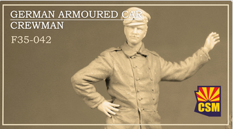 Copper State Models F35-042 Membre d'équipage de voiture blindée allemande 1/35