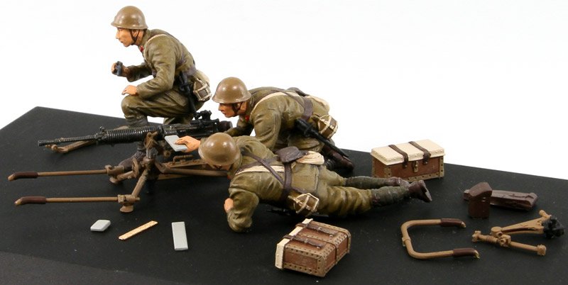 Pit-Road G39 IJA Type 92 Heavy Machine Gun with Figure 1/35 – image 3