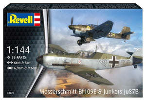 Revell 03770 Messerschmitt Bf109E - Junkers Ju87B Stuka 1/144 – obrázek 2