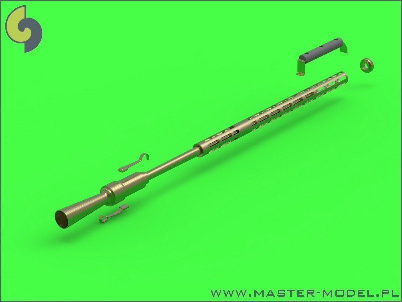 Master GM-35-009 KPV - Russian 14.5mm heavy machine gun - elongated cooling slots - used on ZPU-1/2/4 anti-aircraft systems (1pc) (1/35) – image 3