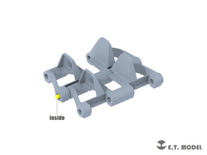 ET Model P35-400 WWII German Pz.Kpfw.I Workable Track (3D Printed) For DRAGON/HOBBYBOSS/TAKOM Kit 1/35 – obrázek 2