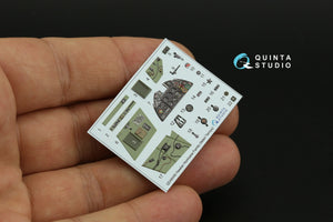 Quinta Studio QD48446 Hurricane family 3D-Printed colored Interior on decal paper (Italeri/Tamiya) 1/48 – obrázek 4