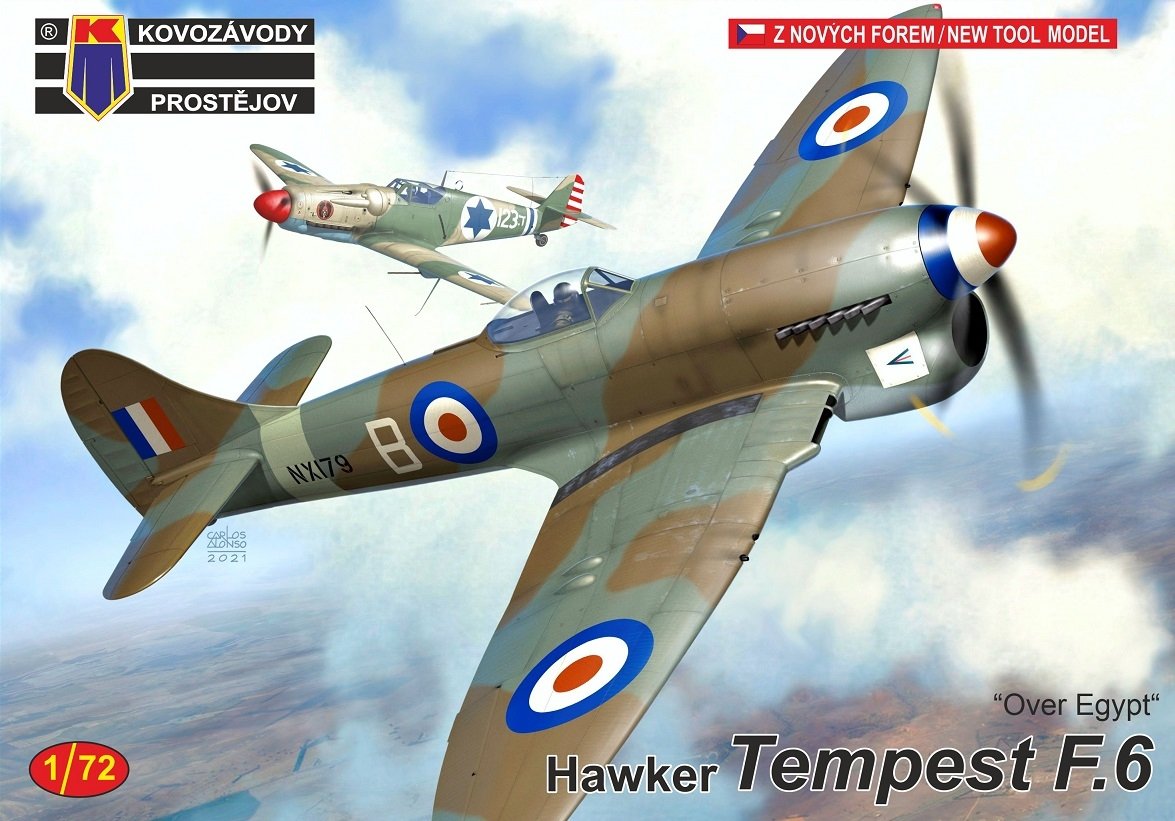 Kovozavody Prostejov KPM0225 Tempest F.6 &amp;quot;Over Egypt&amp;quot; 1/72
