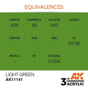 AK Interactive AK11141 LIGHT GREEN – STANDARD 17ml – image 3