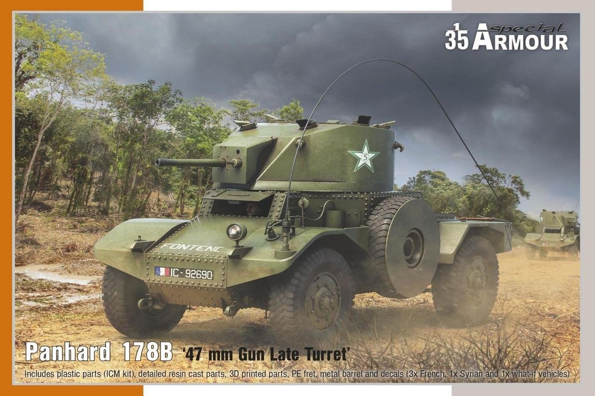 Special Armor 35009 Panhard 178B '47 mm Gun Late Turret' 1/35