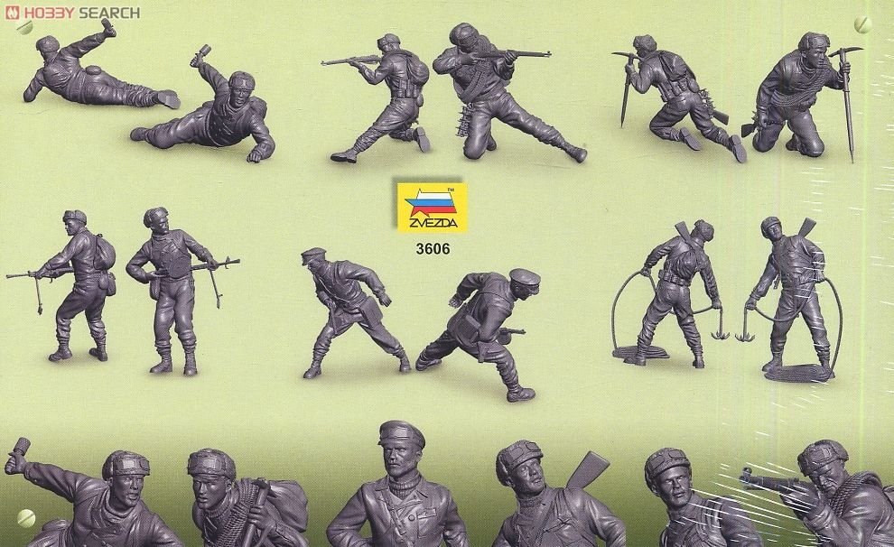 Zvezda 3606 SOVIET MOUNTAIN INFANTRY WWII 1942 1/35 – image 2