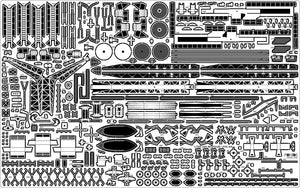 Pontos 37026FB USS BB-63 Missouri 1945 Advanced Detail Up Set (Deck Blue 20B stained wooden deck) 1/350 – image 14