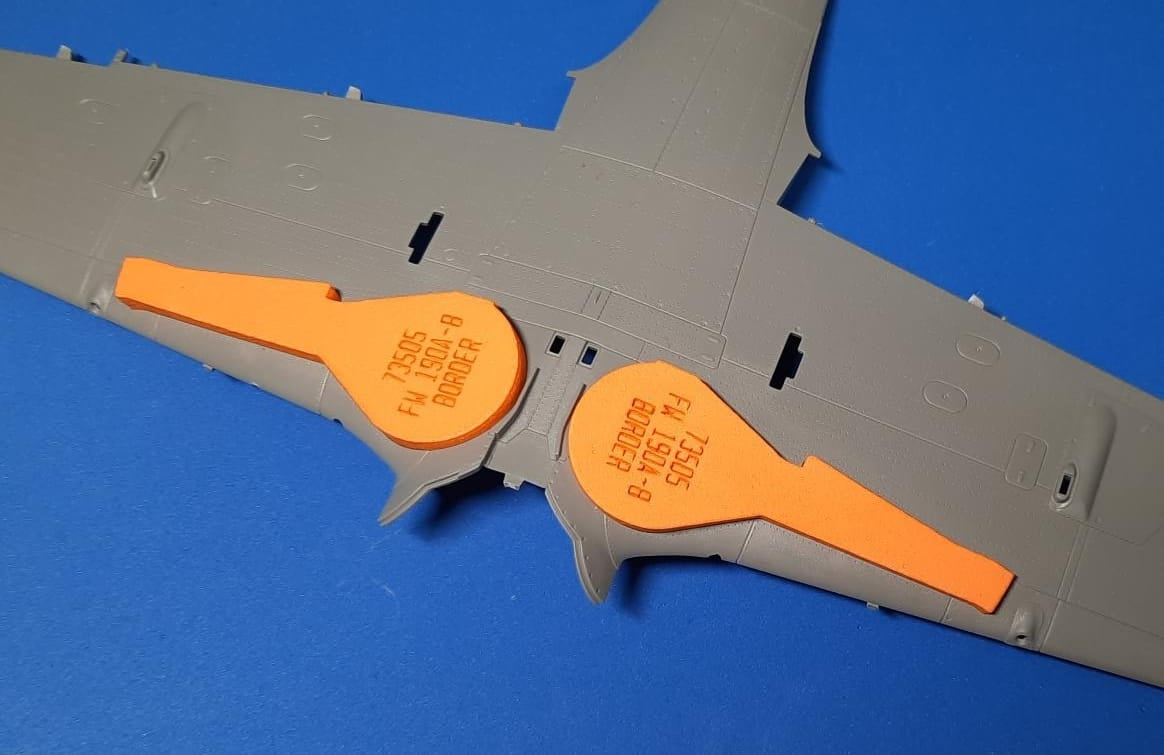 Omask 73505 Fw 190 A-8 wheel bay plugs (for Border Model) 1/35 – Bild 2
