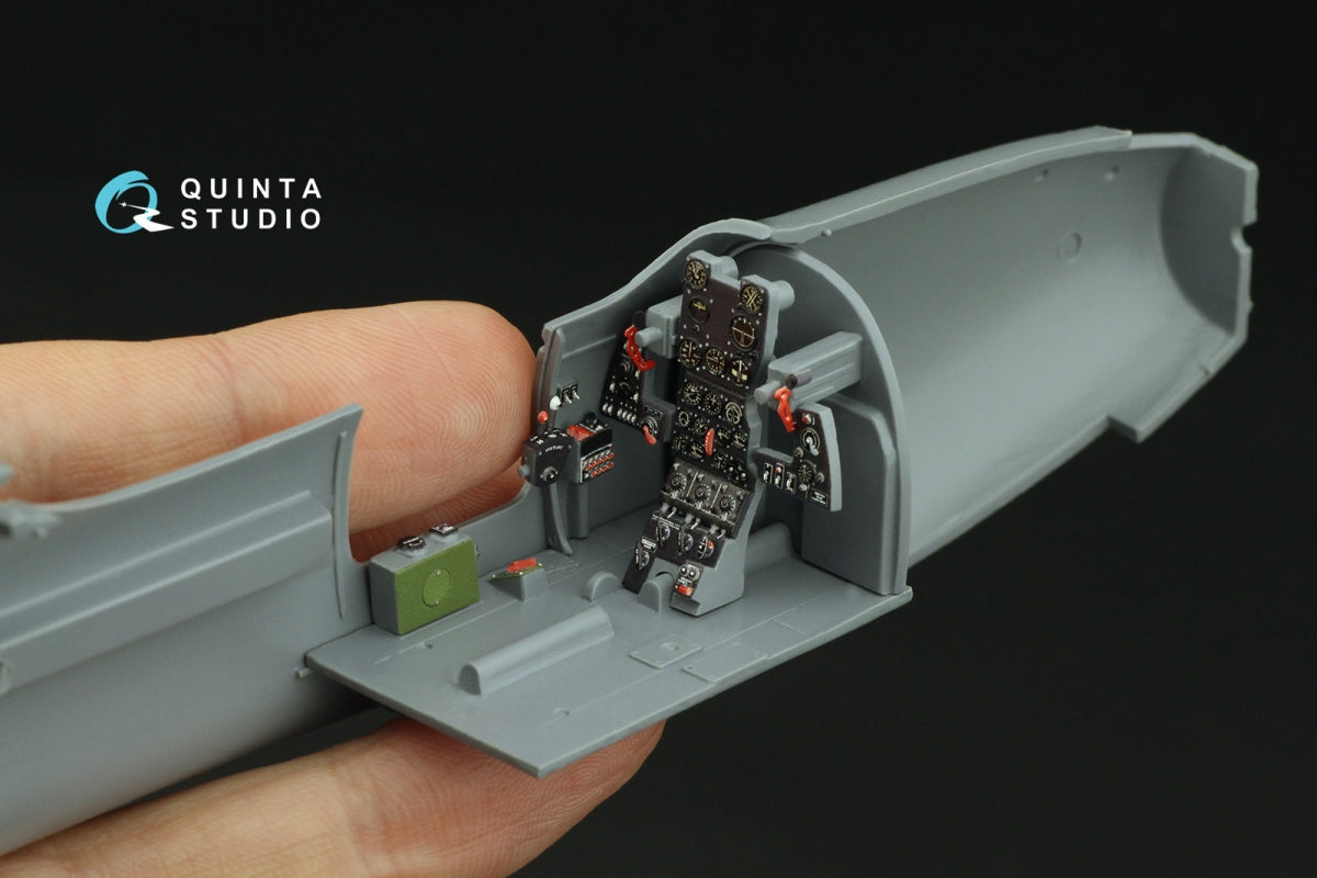 Quinta Studio QD32225 P-39N/Q Airacobra interior 3D-Printed colored Interior on decal paper (Special Hobby) 1/32 – image 9