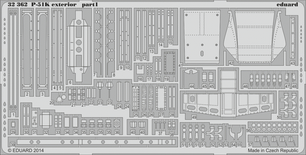 Eduard BIG3345 P-51K 1/32 Dragon – zdjęcie 8