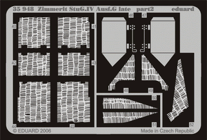 Eduard 35948 Zimmerit StuG. IV Ausf. G late 1/35 Dragon – immagine 2