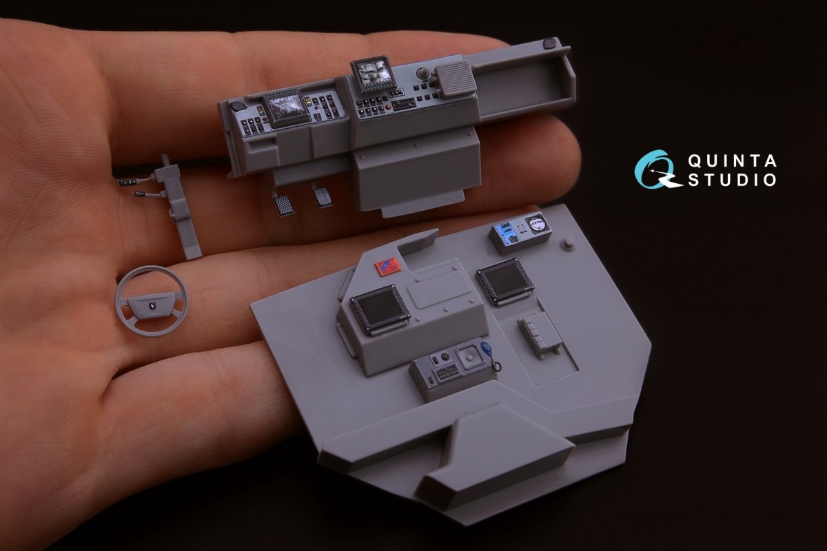 Quinta Studio QD35008 MRAP Typhoon-K 3D-Printed &amp;amp; colored Interior on decal paper (for Takom kit) 1/35 – Bild 4