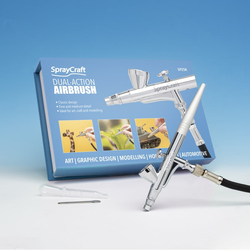 SprayCraft SP25K Dual-Action Airbrush 0.3 mm