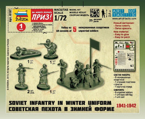 Zvezda 6197 Soviet Infantry (winter uniform, 1941-1942) 1/72 – Bild 2