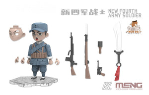 Meng Model MOE-003 New Fourth Army Soldier 100mm – obrázek 4