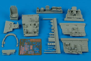Aires 2084 Nakajima Ki84 Hayate cockpit set 1/32 HASEGAWA