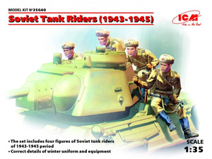 ICM 35640 Soviet Tank Riders (1943-1945) 4 figures 1/35
