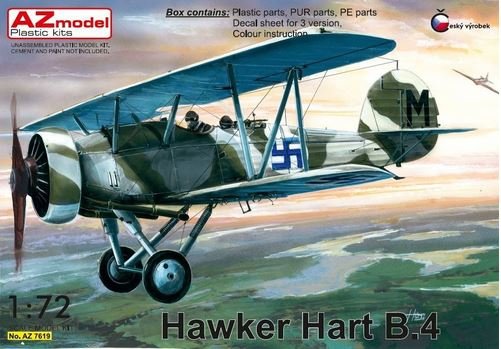 AZmodel AZ7619 Hawker Hart B.4 1/72
